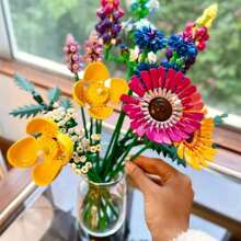 NetHong Hot Wildflower Bouquet Set Artificial Flowers With Poppies Valentine's Day Gifts