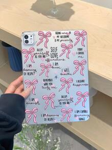 1pc Painted Pattern TPU Protective Case With Stylus Holder And Auto Sleep/Wake Function - Hard Shell Case Compatible With Apple IPad Air 2, IPad Air, 7th Gen IPad, IPad Air 4/5, IPad Pro 11 2022 - Multicolor - View 4