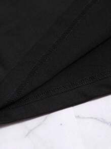 RWDSDWT Camiseta de manga corta con estampado de girasoles para mujer, para primavera y verano - Negro - Ver 3