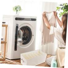 1pc 7-Grid Foldable Storage Box, Linen Material, Drawer Style, For Jeans, Clothes, Undergarment, Knitwear Organization