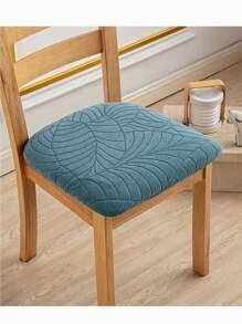 1pc Chair Seat Cover Jacquard Dining Chair Slipcover For Chairs Office Dining Room Kitchen Protector Seat Cushion Covers