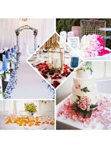 1000pcs Artificial Fabric Rose Petals, Suitable For Romantic Wedding Decoration, Bedroom Decoration, Wedding Aisle, Wedding Guest Tables, Wedding Room Decoration, Birthday Party Decoration