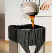 4 Gallon, 90pcs Black Trash Bags, Fit For Office, Living Room, Bathroom, Kitchen