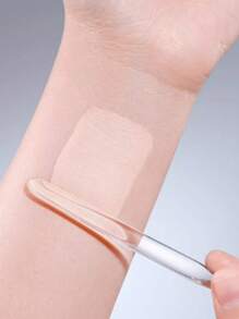 2pcs Foldable Acrylic Foundation Mixing Palette, Portable Makeup Artist Cosmetic Blender Spatula,Makeup,Cheap,Room Decor,Vanity,Travel,Bedroom,Makeup Accessories,Cheap,Stocking Stuffers,Makeup,Makeup Tools,Cheap Stuff,Gifts,Gifts For Women,Christmas Gifts,Giveaways,Travel,Cheap Stuff,Travel Essential - White - View 3