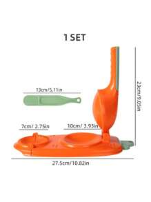 2 In 1 Dumpling Dough Press Maker With Meat Spoon - Manual Plastic Kitchen Accessories & Tools - Material, Set Of 2 - Dumpling Mold - View 7