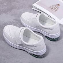 Zapatos deportivos para mujer con amortiguación de aire, informales, suela suave, zapatos de enfermera - Blanco - Ver 5