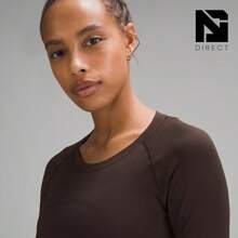 Swiftly Tech Long-Sleeve Shirt 2.0 Waist Length - Espresso/Espresso - 查看 4