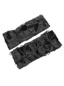 1 Pc Gloves In One Size Halloween Gloves Beggar Black Hole Gloves Punk Dark Gloves Cosplay Clothing Accessories Gloves