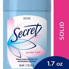 Secret Wide Solid Antiperspirant & Deodorant, Powder Fresh - 1.7 Oz Pack Of 12 - 彩色 - 查看 3