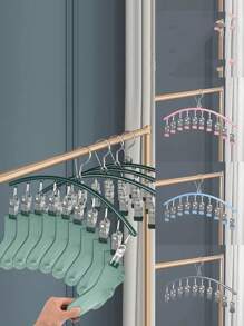 Hoogwaardige metalen hangers, antislip en niet-afgevende kledinghangers, kleerhanger, klassieke hanger, multifunctionele hanger, met een stevig en verdikt ontwerp, robuuste kapstokhaken, geschikt voor het drogen, opbergen en organiseren van kleding in slaapkamers, badkamers en huishoudens