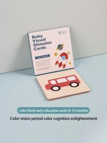 High Contrast Baby Flashcards, Double-Sided Early Learning Education Cards, For Developmental Visual Stimulation, Eye-Friendly Non-Glare, Exercise Eye Focusing, Prevent Myopia, Newborn & Infant Early Education Toys, Suitable For 0-36 Months