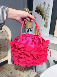 Bolso de mano tipo qipao con decoración floral, estilo chino, bolso de noche versátil y formal, regalo para fiesta