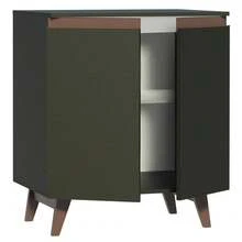 Madesa Reims 70cm Black Kitchen Base Cabinet - 黑色 - 查看 4