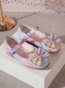 1 Pair Girls Floral Cute Princess Performance Shoes, Suitable For Spring & Summer