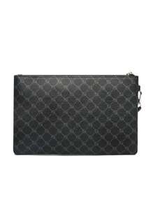 Bolsa De Mão Casual Masculina, Bolsa De Mão Com Design De Envelope, Bolsa De Mão De Pu Para Negócios