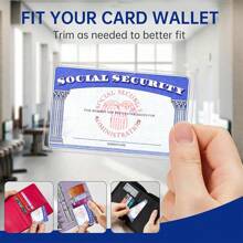 6 chiếc hộp đựng thẻ bảo hiểm y tế, hộp bảo vệ thẻ an sinh xã hội. Đây là những chiếc hộp nhựa PVC trong suốt chống thấm nước phù hợp với thẻ bảo hiểm y tế kiểu mới, thẻ an sinh xã hội, thẻ thương mại, thẻ căn cước và thẻ tín dụng. - Nhiều màu - Xem 4