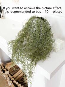 2/4 件 27.2 英寸人造空气草悬挂藤蔓，现代家居装饰，乔迁礼物，婚礼，节日派对，花园装饰
