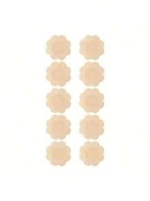 Invisible Push Up Bra Backless Strapless Bra Seamless Front Buckle Bra Underwear Women Self Adhesive Silicone Adhesive(Black + Apricot) - Multicolor - View 9