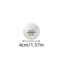 10 pezzi Palline da ping pong in materiale ABS, alta elasticità e durevoli, adatte per competizioni e uso ricreativo