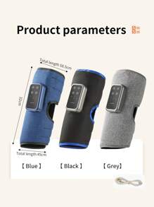 1ps Wireless Leg Massager, Leg Massager, Leg Hot Compress Massager, Professional Kneading, Three Kinds Of Massage Modes, Three Levels Of Strength, Comfortable Massage To Relax Leg Muscles, Three Levels Of Temperature Adjustable, Hot Compress Leg Muscles, Relieve Leg Soreness, Type-C Charging LED Digital Display, Easy To Operate, Portable Leg Massager For Home Travel, Gifts For Parents And Elders - Multicolor - View 13