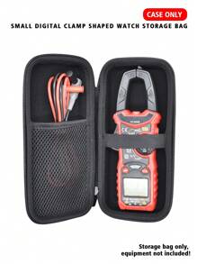 Protective Case For Huabo HT 206B Digital Clamp Meter, AC Clamp Meter Storage Bag, Storage Box, Storage Bag, EVA Hard Shell Case (Storage Bag Only) - Black - View 1