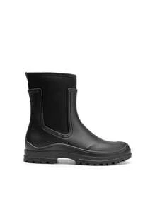 Wellington Boots Women, Waterproof Rain Boots, Outdoor And Hiking Boots, Garden Boots, Comfortable Chelsea Boots - Black - View 3