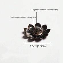 1 件合金莲花多孔香薰底座燃烧器，多功能香薰架莲花插头，一份很棒的节日礼物 - 多樣化香型 - 查看 9