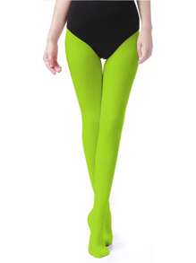 1 Pair Plain Color Tights, Yoga Dance Sports Socks - Multicolor - View 40