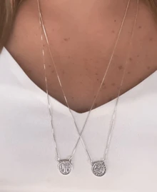 PRATAMIL JOIAS St. Benedict Scapular In 925 Silver Laser - Plateado - Ver 3