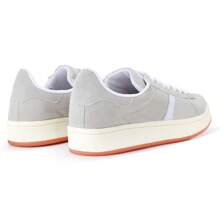 Men's Tennis Shoes Special Size 42 43 44 45 46 47 48 Casual Model Comfortable Suede - 白灰 - 查看 4