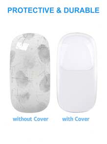 Funda protectora compatible con Apple Magic Mouse de 1ra y 2da generación, cubierta transparente a prueba de polvo, ultradelgada, anti-caída y anti-arañazos - Versión Universal - Ver 4
