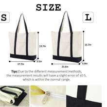 Custom Text Tote,Embroidered Tote Bag,Ironic Boat Tote,Canvas Tote Bag,Beach Bag,School Bag,Gift For Her,Best Friend Gift,Personalized Gifts - Multicolor - View 4