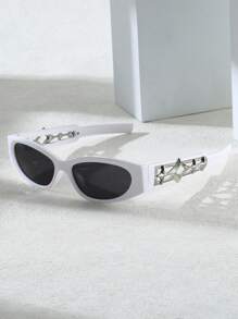 Y2K Fashion Okulary Modowe Z Unikalnym Wzorem Pustych Nóg, Styl Retro Kociego Oka, Europejskie I Amerykańskie Personalizowane