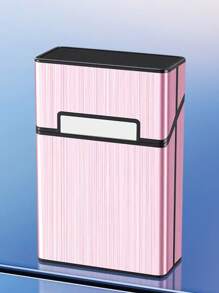 Customized Metal Cigarette Case, Personalized Name, Gift For Lover, Family And Friends, Brushed Craft - Multicolor - View 15