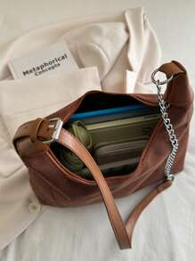 Large Tote Bag For Women, New Fashion Design Shoulder Bag, Quality Oversized Tote - Brown - View 9