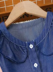 Ensemble de style estival pour filles, patchwork, respirant