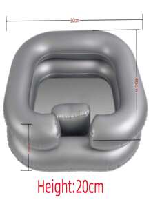 Inflatable Hair Washing Basin For Bedridden-Wash Hair In Bed With Inflatable Shampoo Basin.Portable Shampoo Bowl With Pillow For - Multicolor - View 2