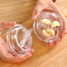 1pc C Plastic Twisted Garlic Box Garlic Stirrer Garlic Press Garlic Puree Garlic Mincer Garlic Pounders Kitchen Creative Gadgets