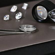 1pc Genuine 925 Sterling Silver D Color Moissanite Diamond Ring, Classic 925 Silver Engagement/Wedding Fine Jewelry For Women