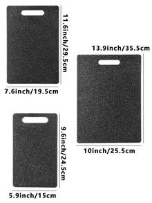 Cutting Board, Portable Cutting Board, PP Complementary Food Classification Plastic Cutting Board Set, Double-Sided Kitchen Home Cutting Board Plastic Cutting Board - Multicolor - View 2