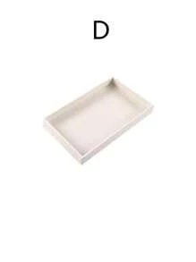 4 ~ 1pc High Quality ( Stackable / Drawer ) Velour Jewellery Trays - Stackable Fine Jewellery Trays / Racks, Jewellery Drawer Insert Container Display Box For Earrings, Rings, Necklace And Other Jewellery - Velvet Jewelry Tray - View 11