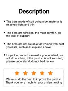 1件装女士纯色前扣无垫抹胸文胸，性感舒适白色无钢圈文胸 - 白色 - 查看 3