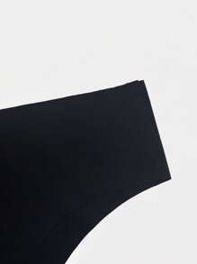 paquete de 5 bragas sin costuras para mujer, tanga tipo slip suave y cómodo con diseño de letras divertido e impreso de manera sexy