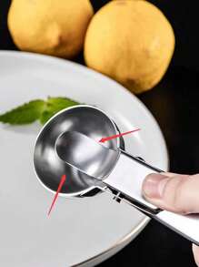 1pc Stainless Steel Ice Cream/Watermelon Ball Scoop, Fruit & Ice Cream Scooper Mold