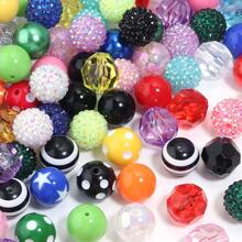 20pcs 20mm Bulk Price Cheap Handmade Colorful Style Mix Set Acrylic Gumball Beads For Chunky Bubblegum Beadable Keychain Jewelry Bracelet Necklace DIY Making - Multicolor - View 7
