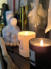 1/3 件香薰蜡烛，家用，持久室内香味，卧室装饰，可用作节日礼物