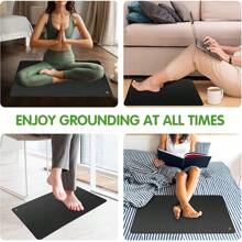 Grounding Pad With Copper Grounding Rod, Easy To Carry For Outdoor Grounding Use, Anti Slip PU Leather, Universal Conductive Grounding Pad, Improves Sleep Relaxation - 25*30cm - Xem 9