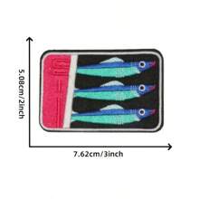 Sardines Can Embroidered Patches, Iron On/Sew On, Unique DIY Patches For Clothing, Backpacks, Jeans And Hats - Multicolor - View 2