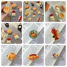 1 件/6 件/20 件新奇 3D 食品设计冰箱贴，装饰性彩色冰箱贴纸磁性粘贴纸批发 - 彩色 - 查看 3