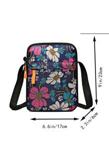 男士背包新款尼龙帆布胸包休闲运动旅行胸包单肩斜挎包印花迷你包小包钱包 - 彩色 - 查看 4